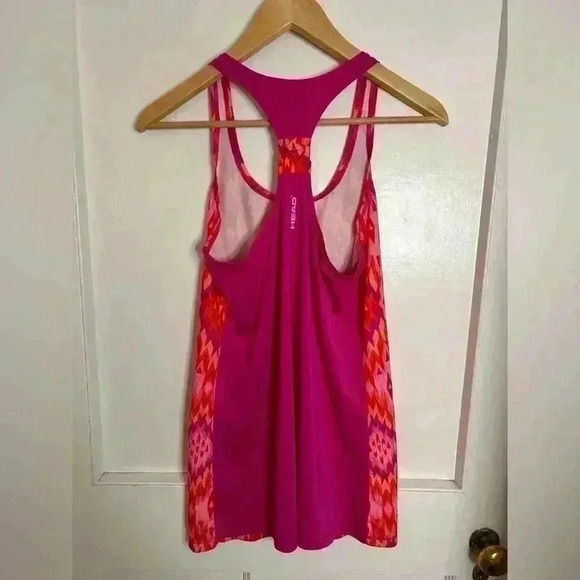 Women’s Athletic Racerback Tank in Pink, Orange and Purple Design Size  S - Picture 6 of 8